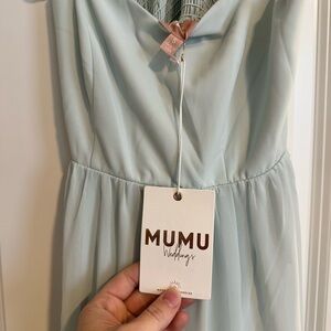 Show Me Your MuMu Light Blue Maxi Dress